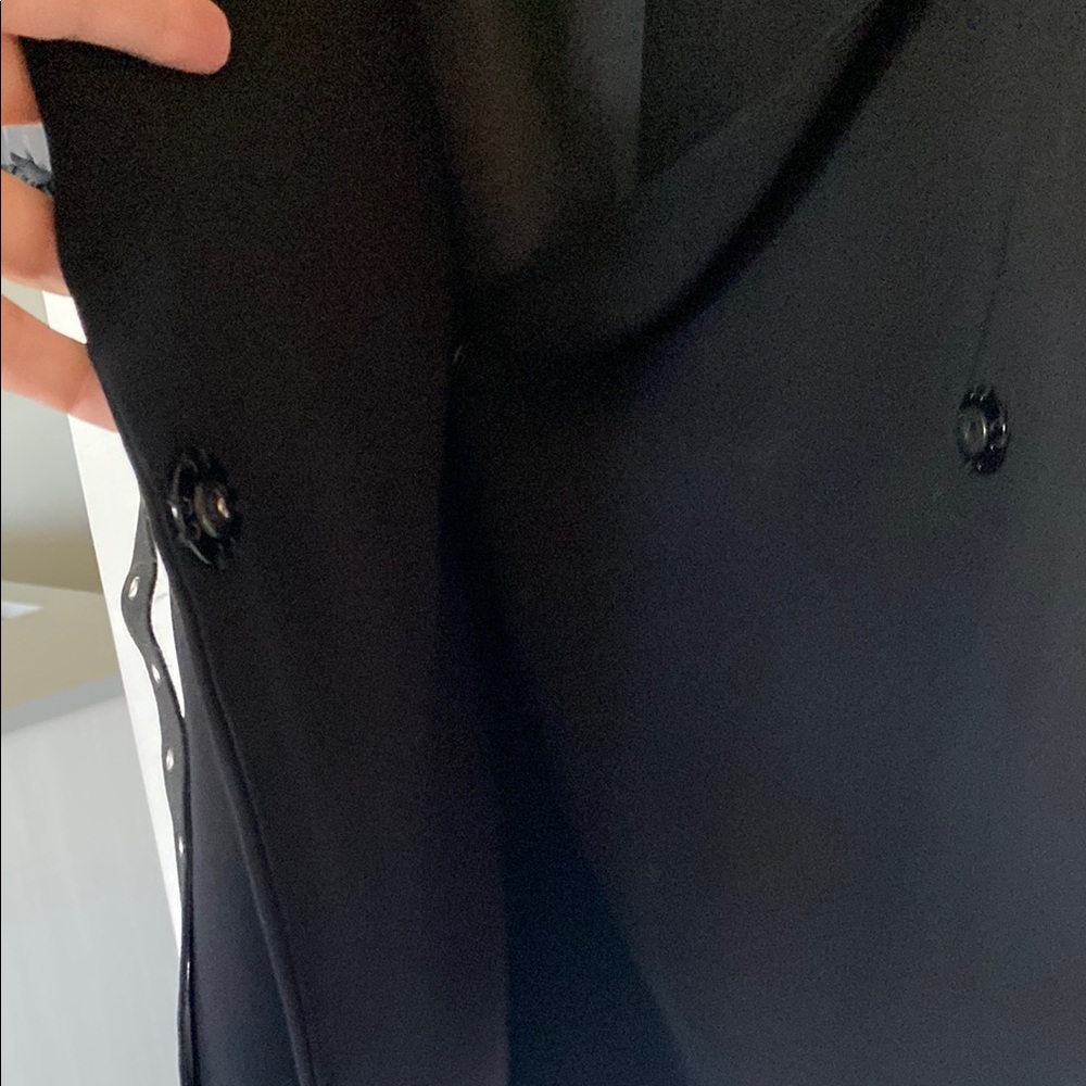 Zara Black Tailored Blazer with Belt - Picture 6 of 13